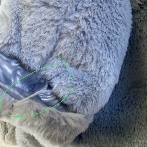 Periwinkle Moonlight Faux Fur Coat Jacket By Philosophy Republic Clothing - Picture 13 of 14